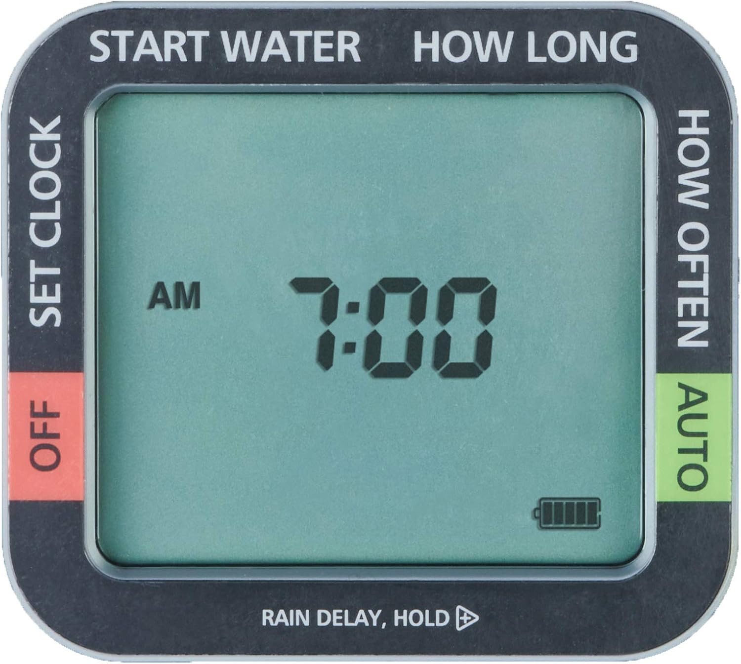 4 Zone Digital Timer - Black & Yellow, Perfect for Home & Garden Use