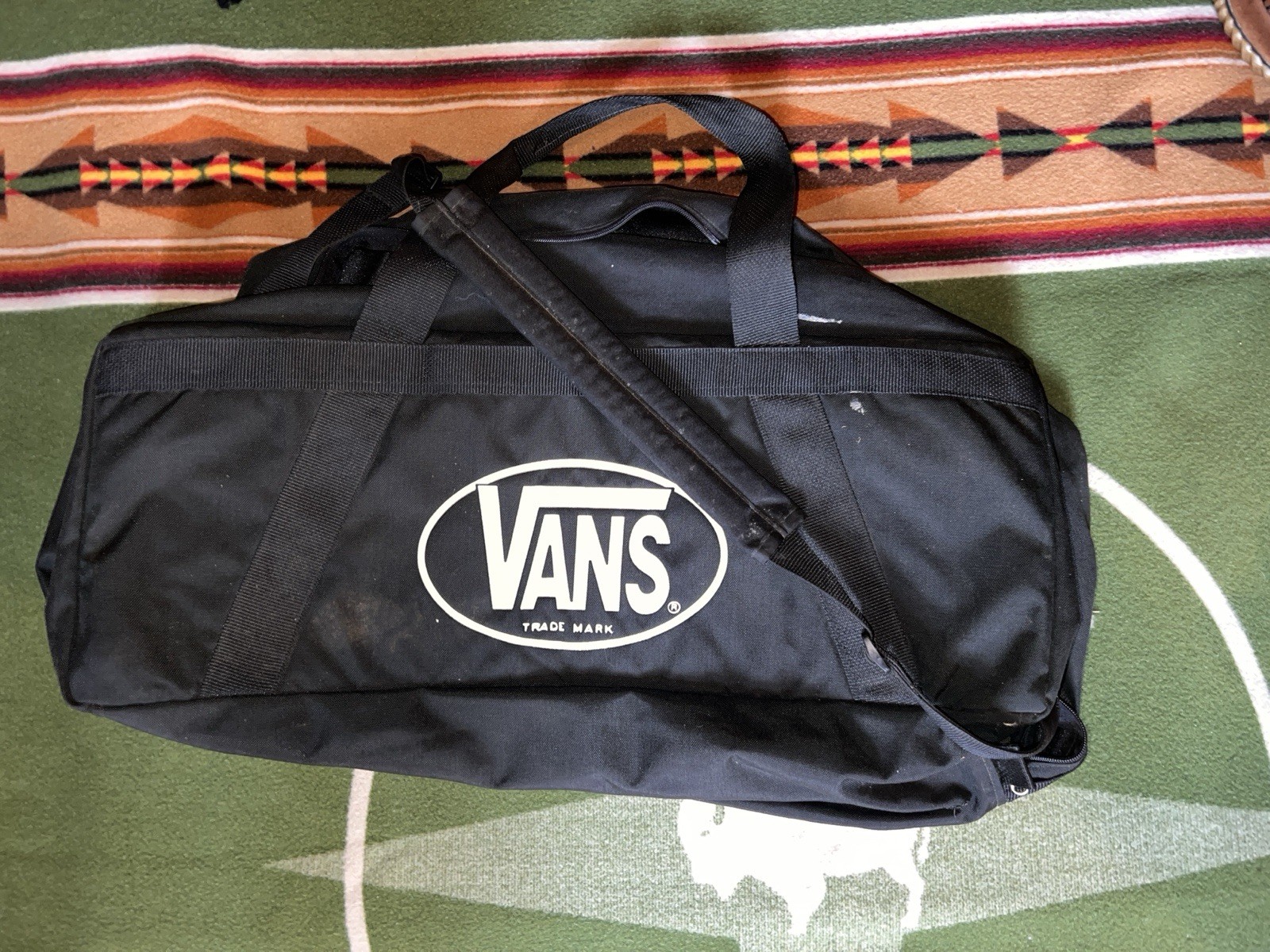 Mid 90s VANS Sample Shoes Bag Black White