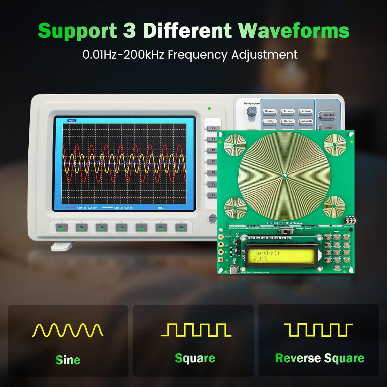 Adjustable Frequency Generator Machine | Schumann Resonance Pulse Generator