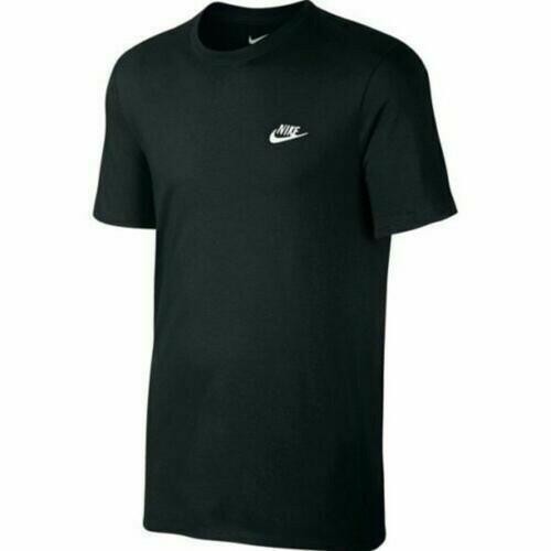 Nike Mens T-Shirt Cotton Athletic Embroidered Logo Tee Short Sleeve Work Out Top