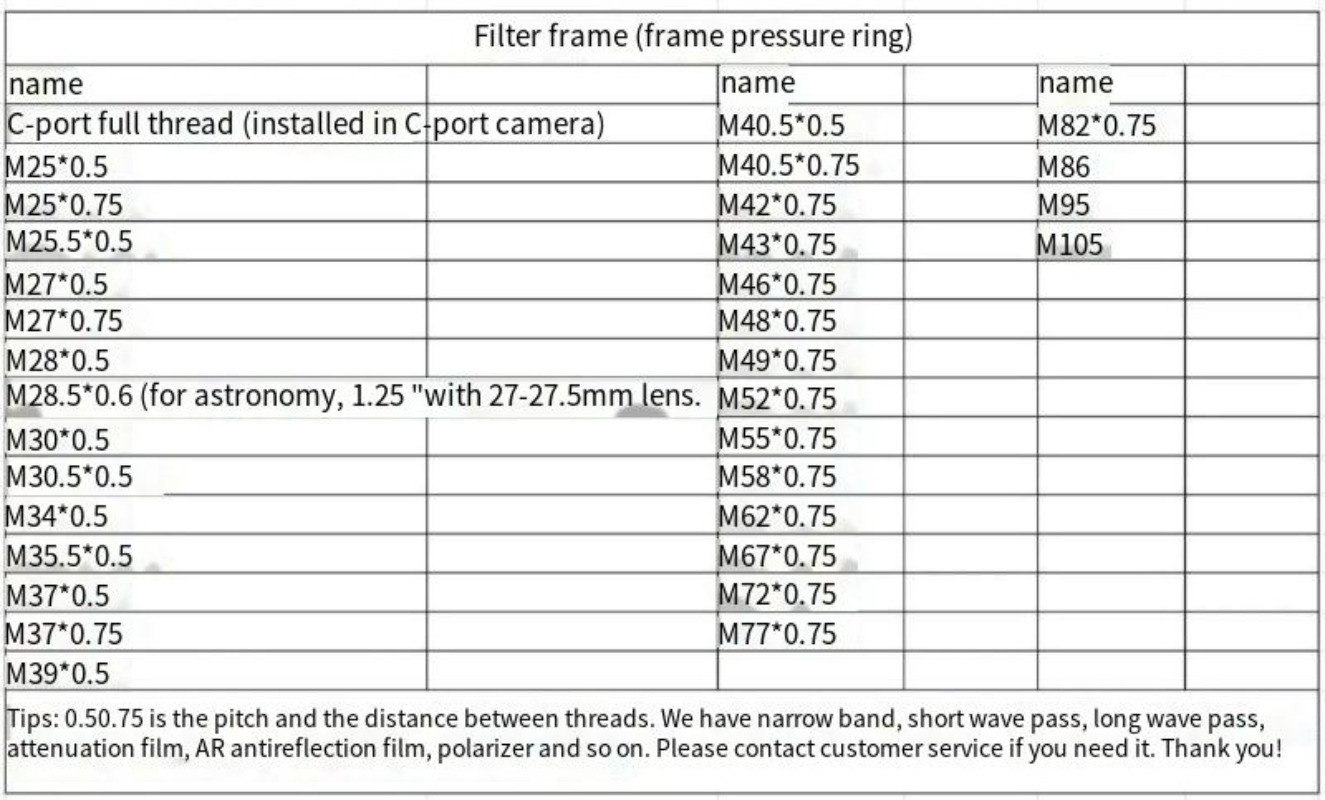 Multi-Size Metal Filter Holder M58~M105mm DIY Mount Ring for Camera Lens Filter