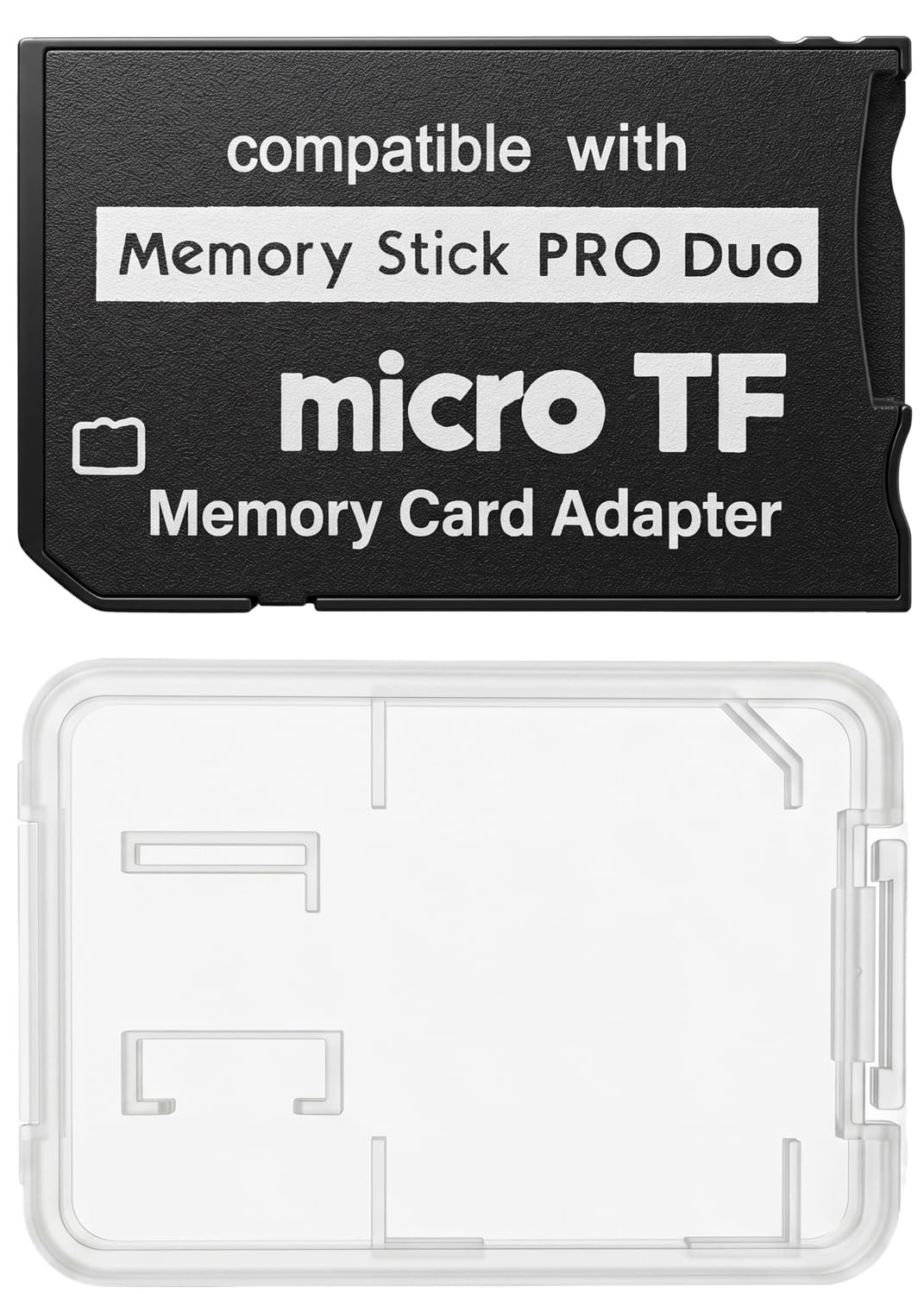 PSP Memory Stick Adapter, Micro SD to PRO Single Black