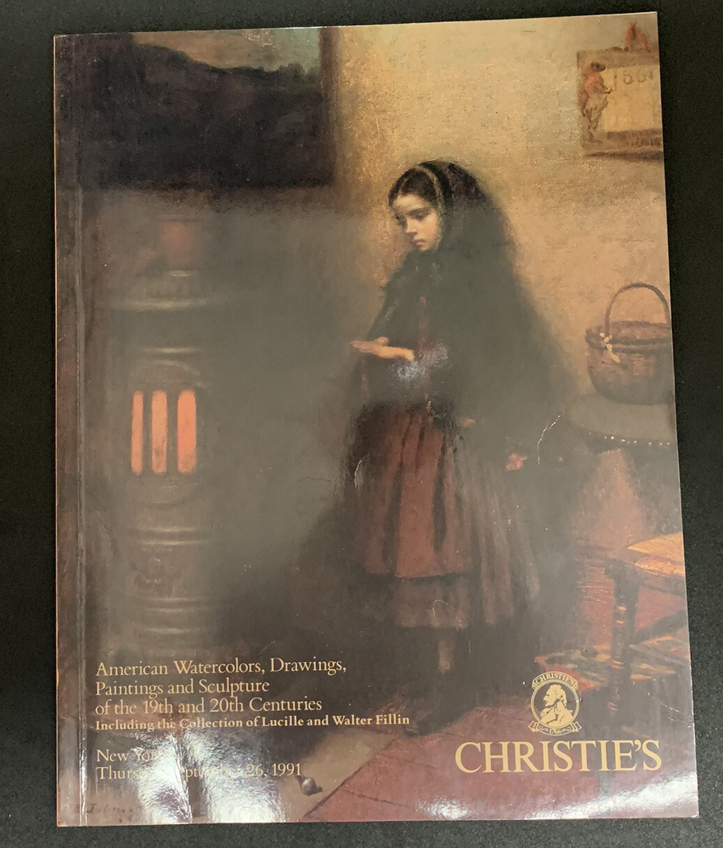 Christie's New York Sept 26, 1991 Auction Catalog American Watercolors, Drawings