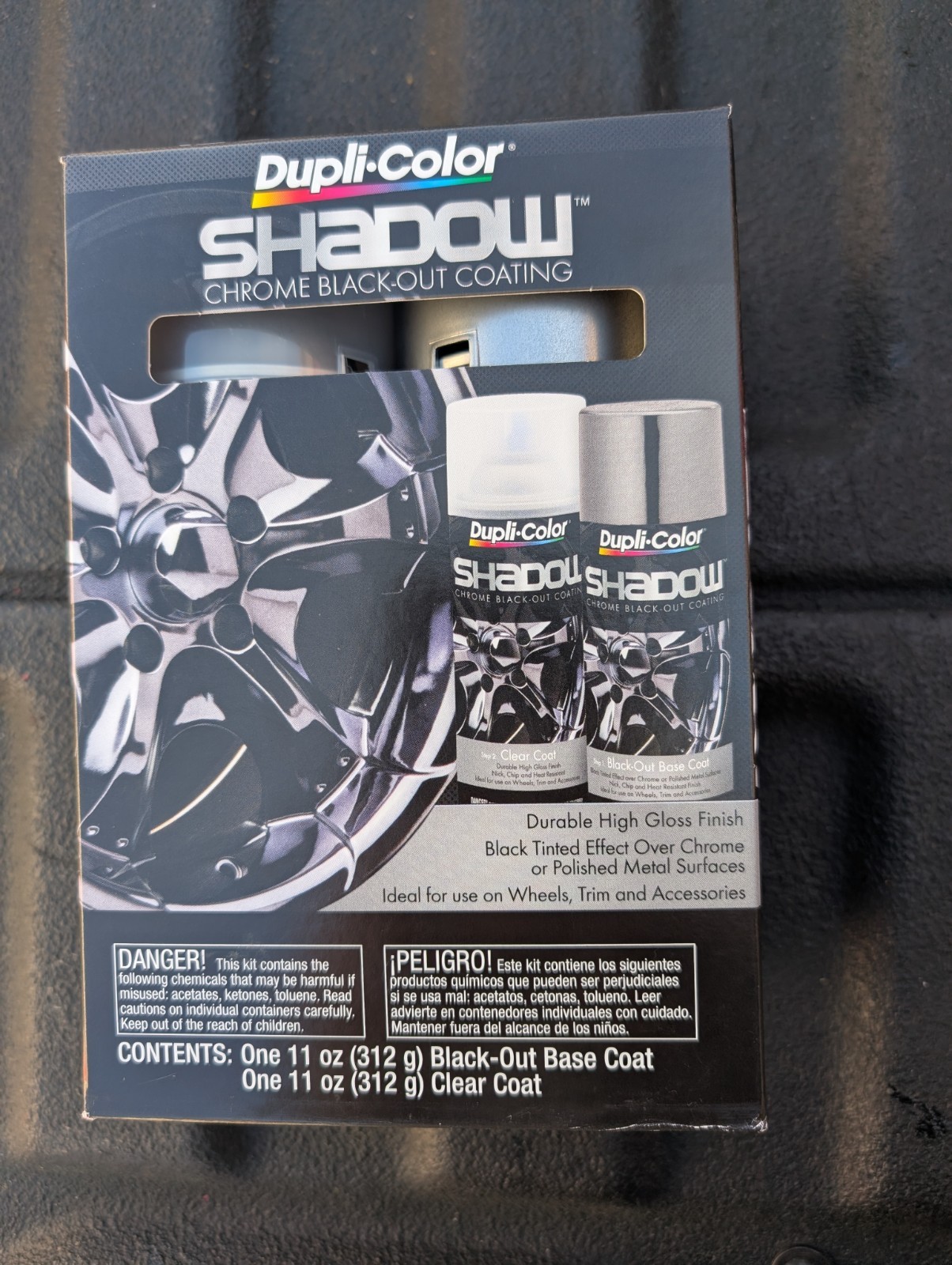 Duplicolor SHD1000 Shadow Chrome Black-Out Coating