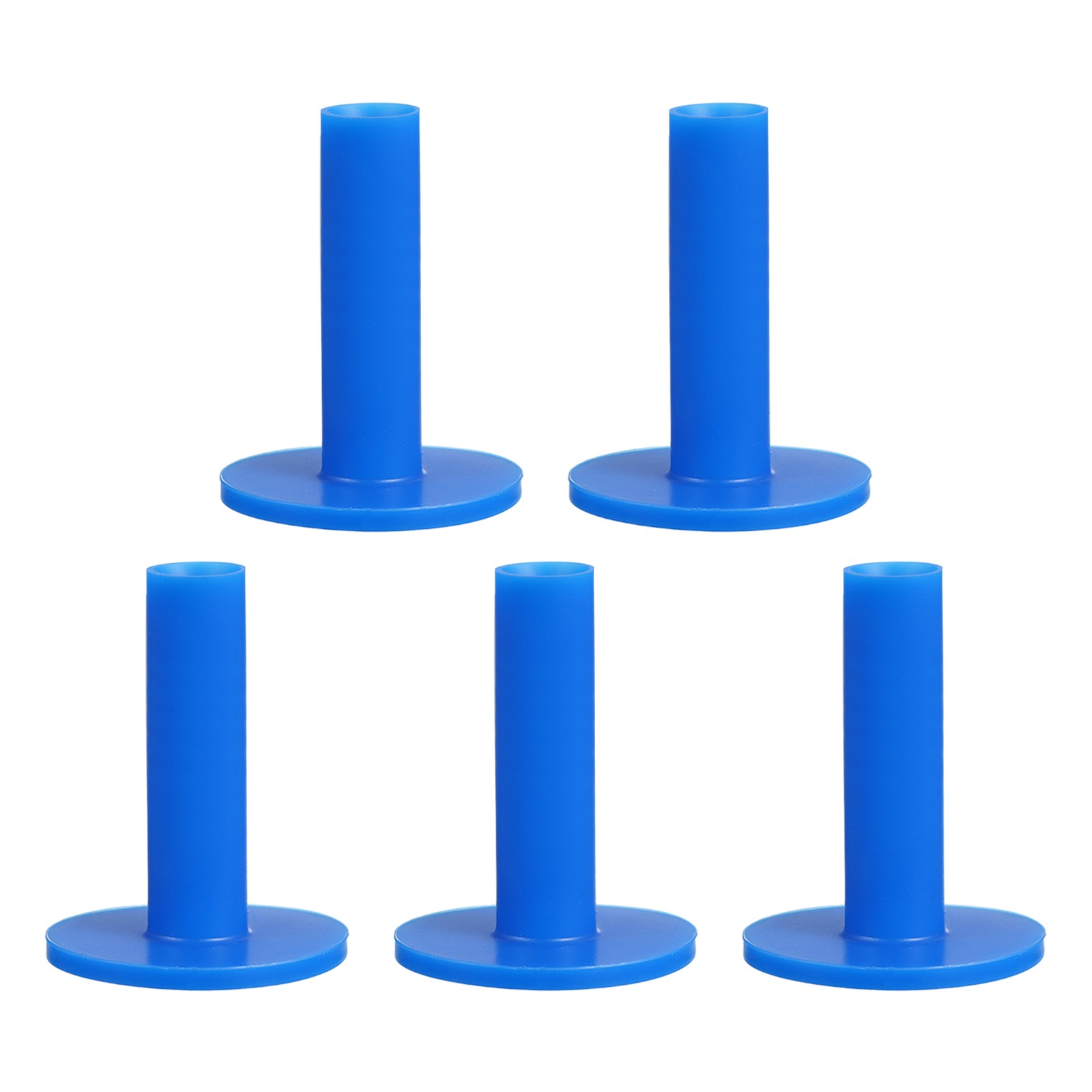 5 Pcs 3.27" Rubber Golf Tees Tall Practice Training Driving Range Blue