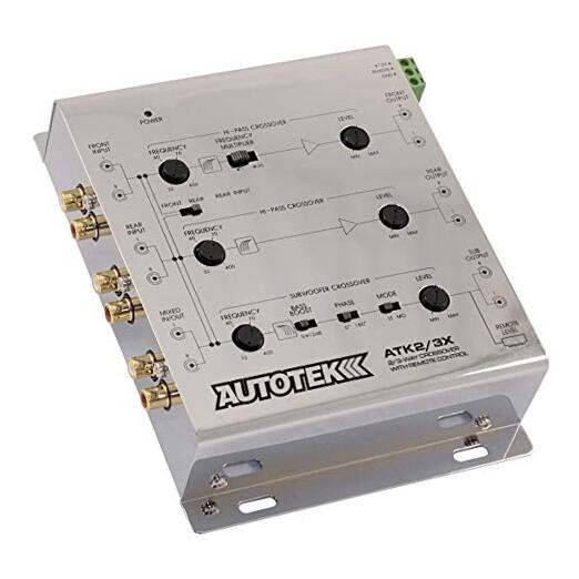 ATK2 3X Active Crossover Processor (Silver) – 8.5 Volts, 2-Way and 3-Way,