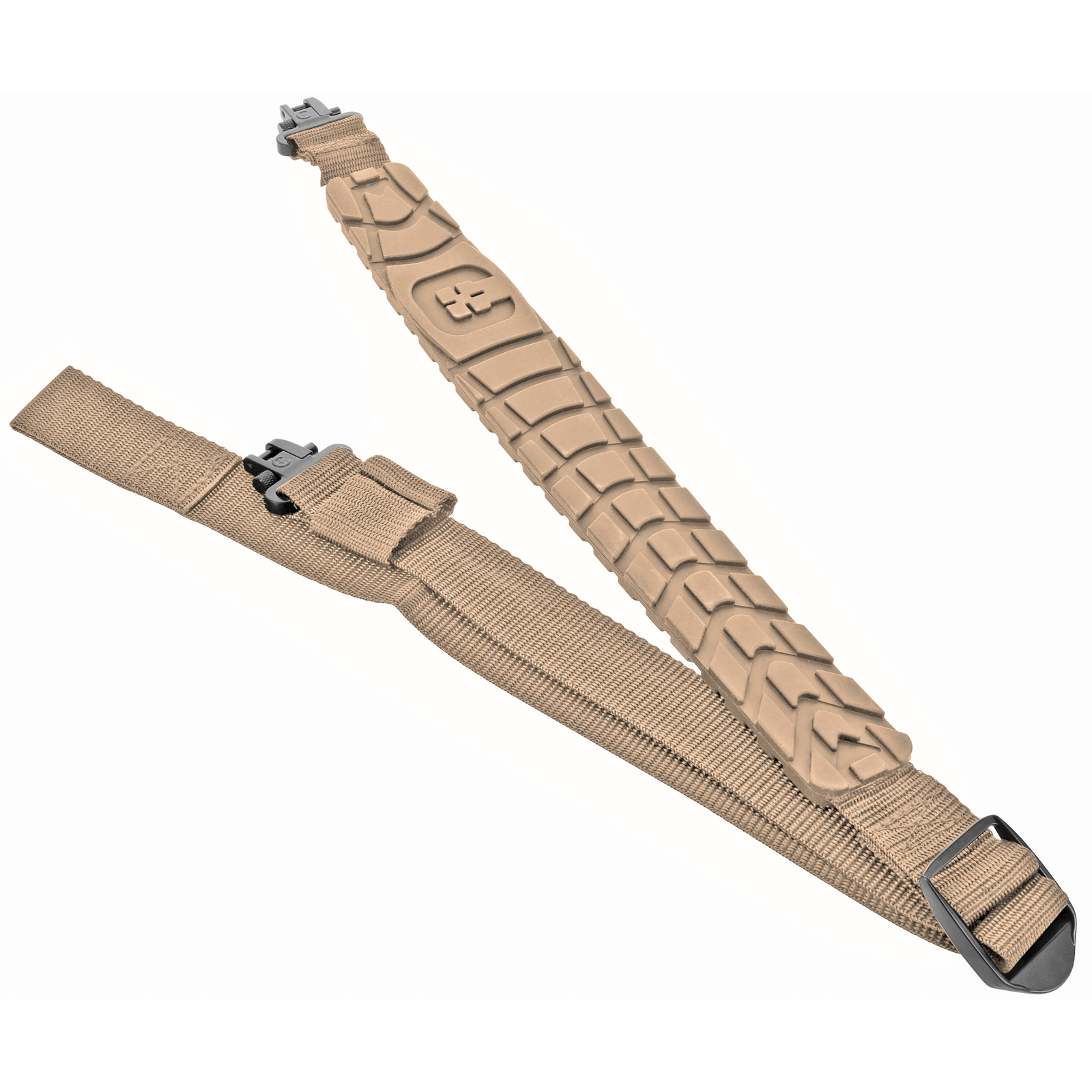 Caldwell Max Slim Grip Rifle Sling QD Swivels 20–41in 1.5" Strap Flat Dark Earth