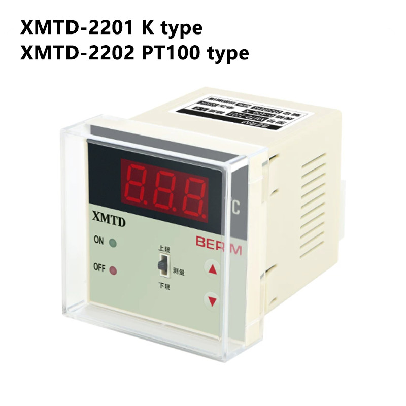 Digital Temp Controller Hi/Lo Alarm K Type PT100 Input 72x72mm Relay Output 1pcs