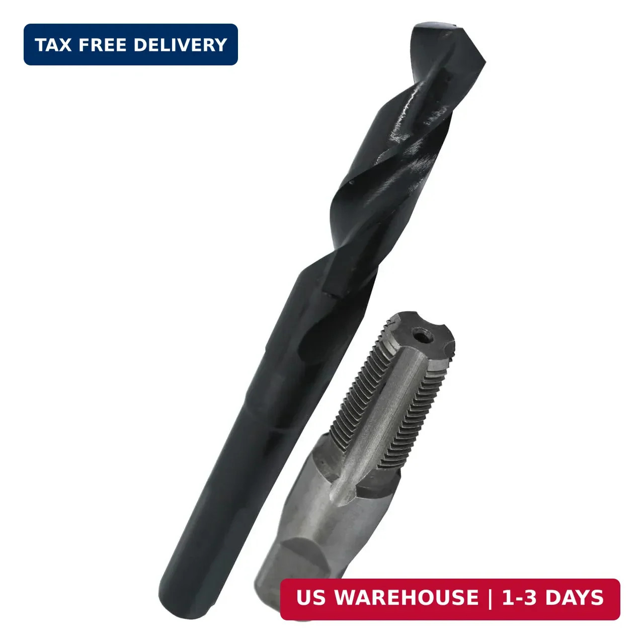 POU3/8NPTW/DRILL 3/8" Carbon Steel NPT Pipe Tap and 37/64" High Speed Steel Dril