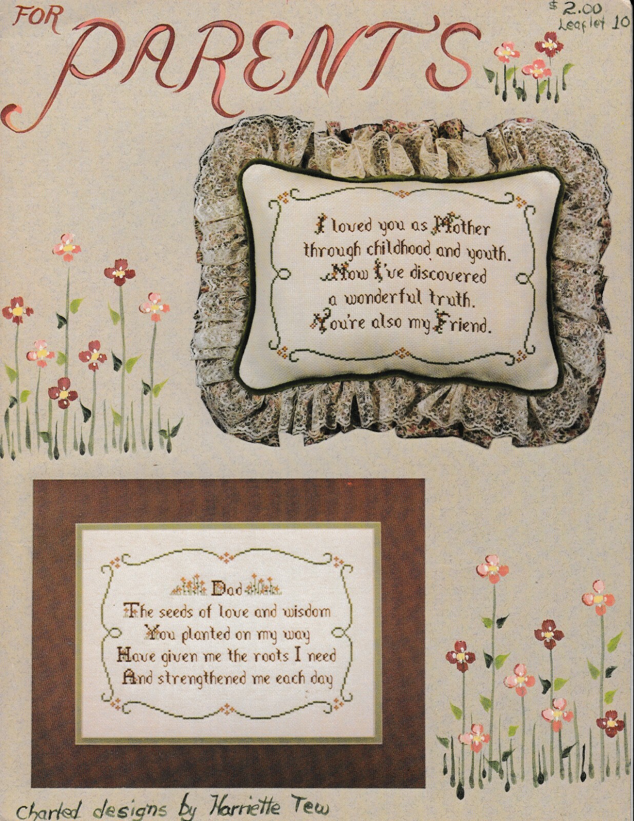 For Parents Counted Cross Stitch | Harriette Tew #10