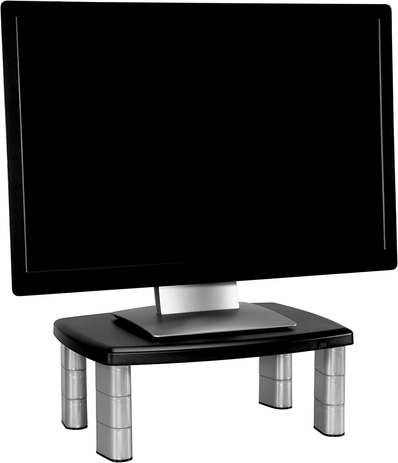 NEW 3M Adjustable Monitor Stand MS80B Riser Three Segment Adjustable Height (CI)