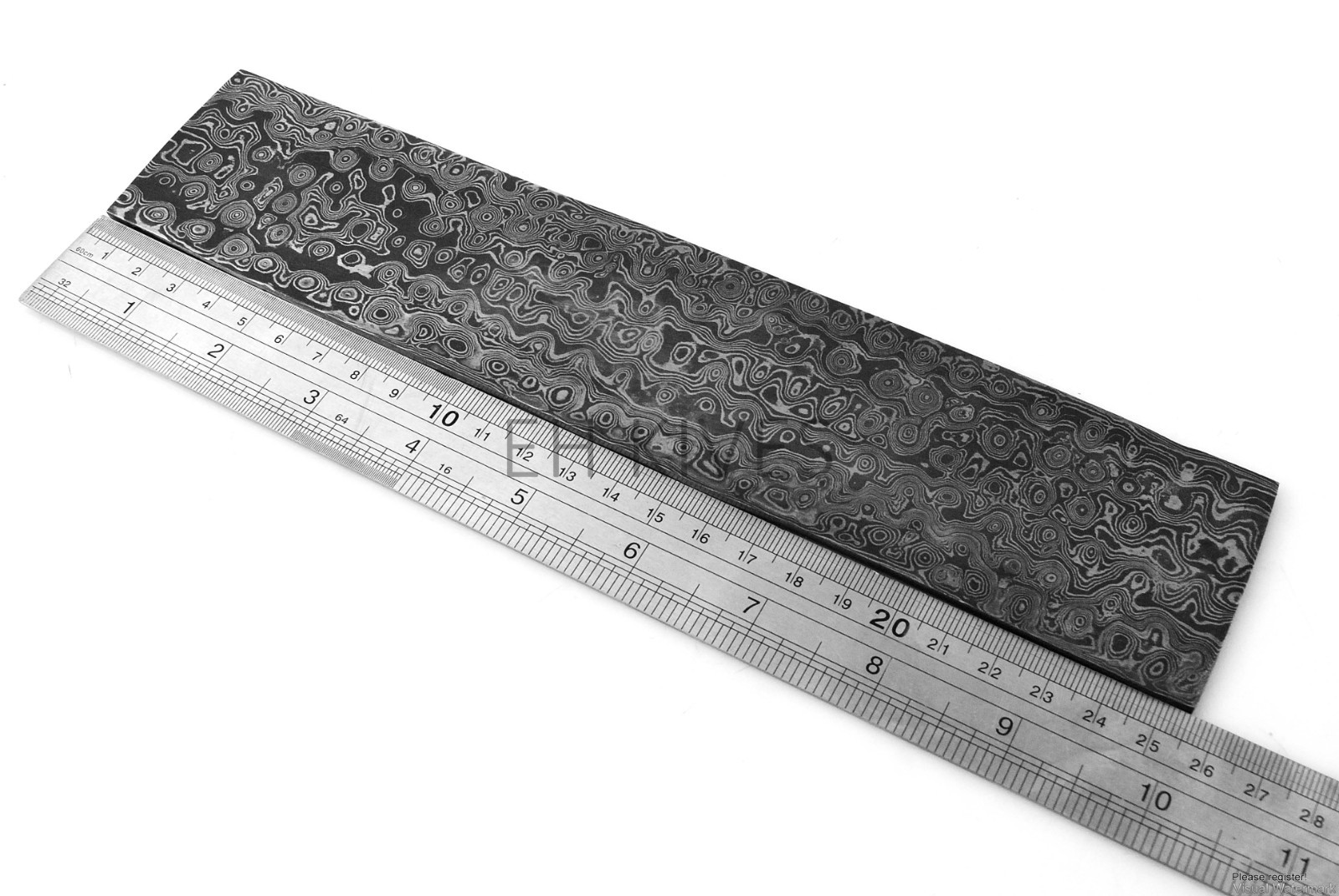 12*2''handmade damascus steel High quality Raindrop blank billet for knifemaking
