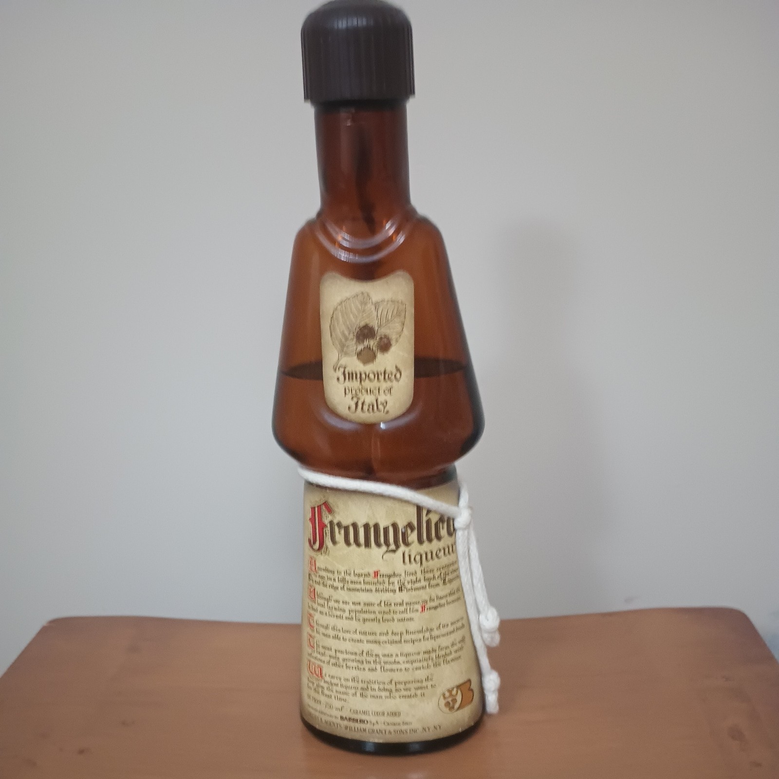 Bottle Empty Frangelico Bottle Empty With Topper