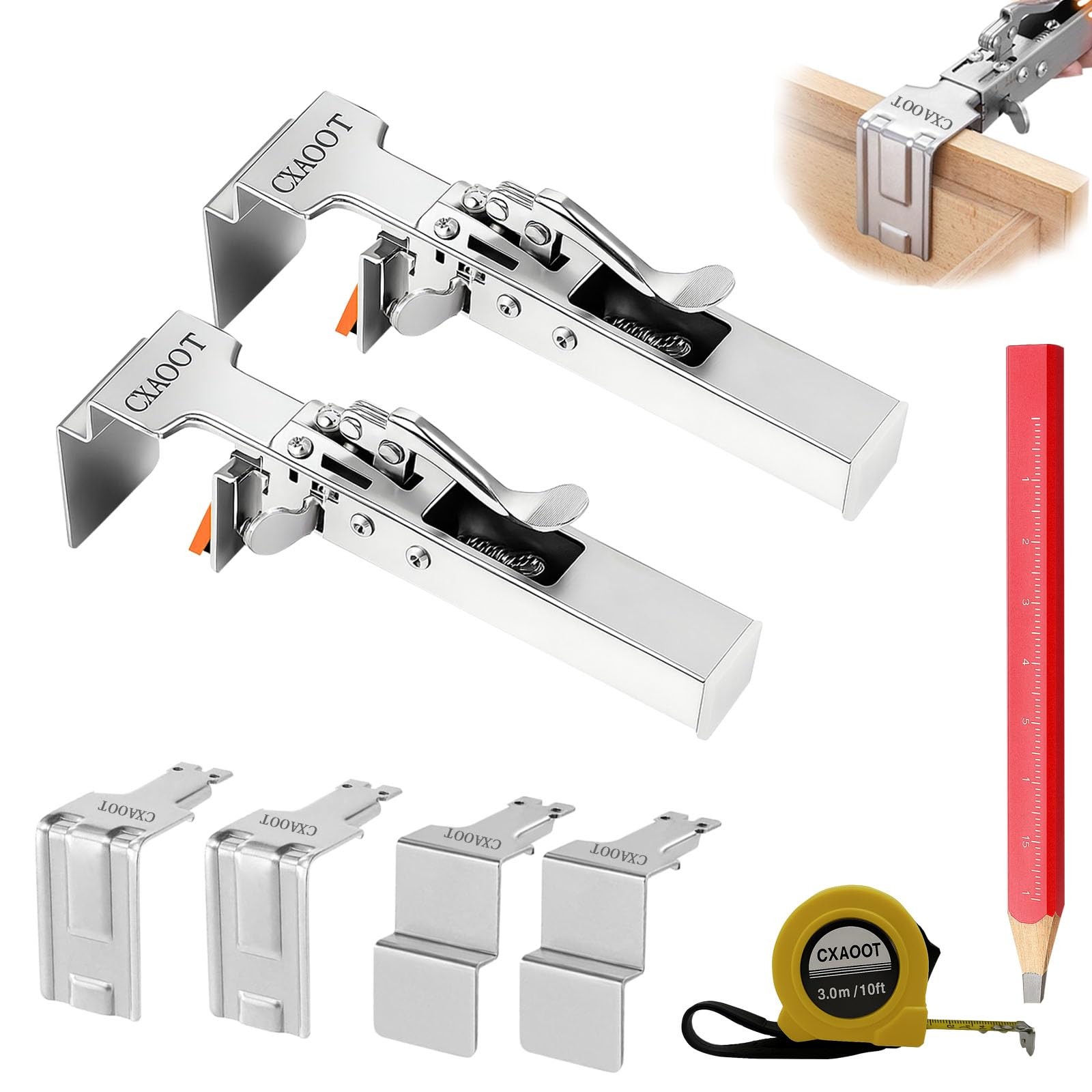 Drawer Front Installation Clamps, Cabinet clamps for installing cabinets Face...
