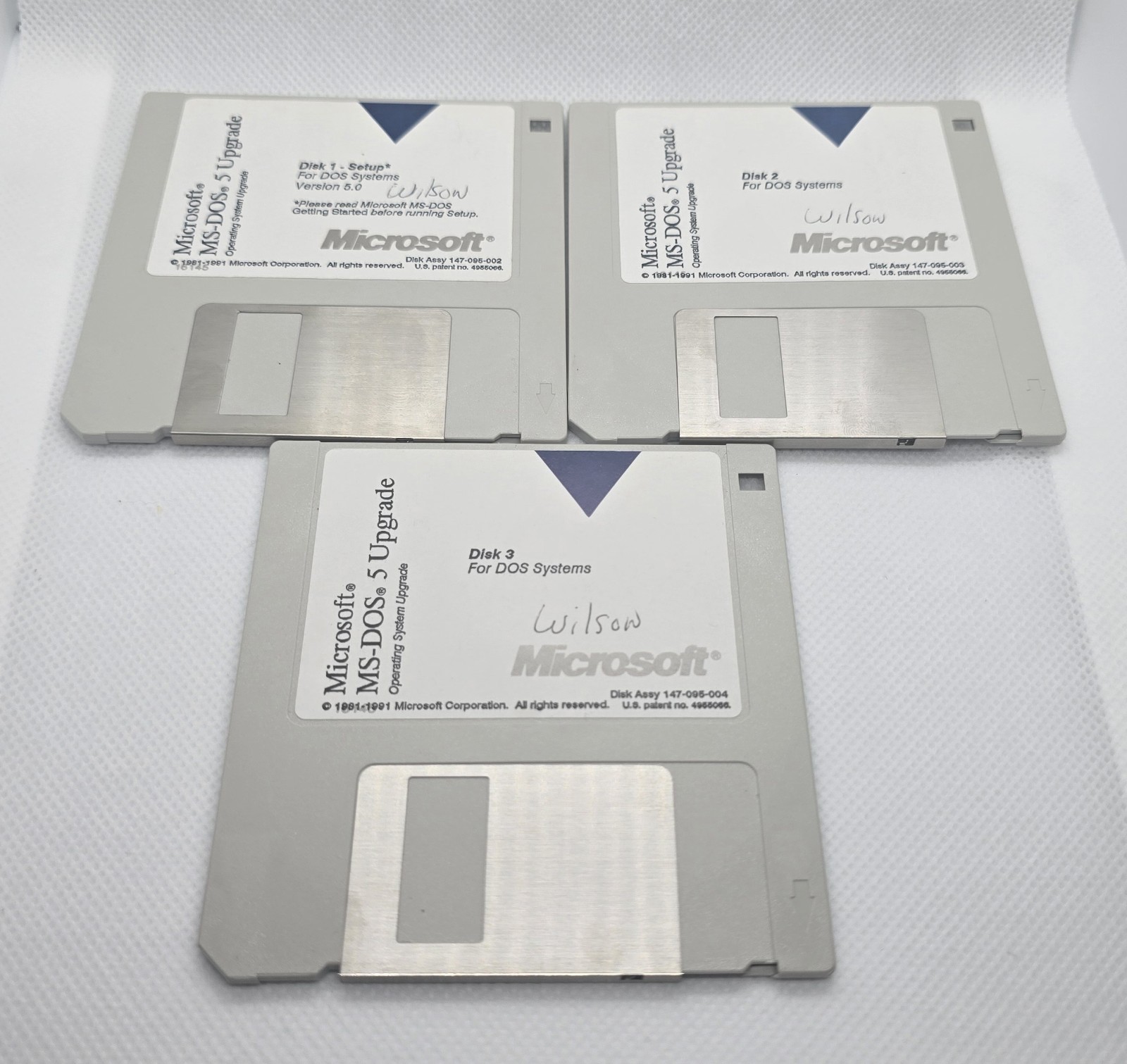 Microsoft MS-DOS 5 Upgrade 3.5" Floppy Disks