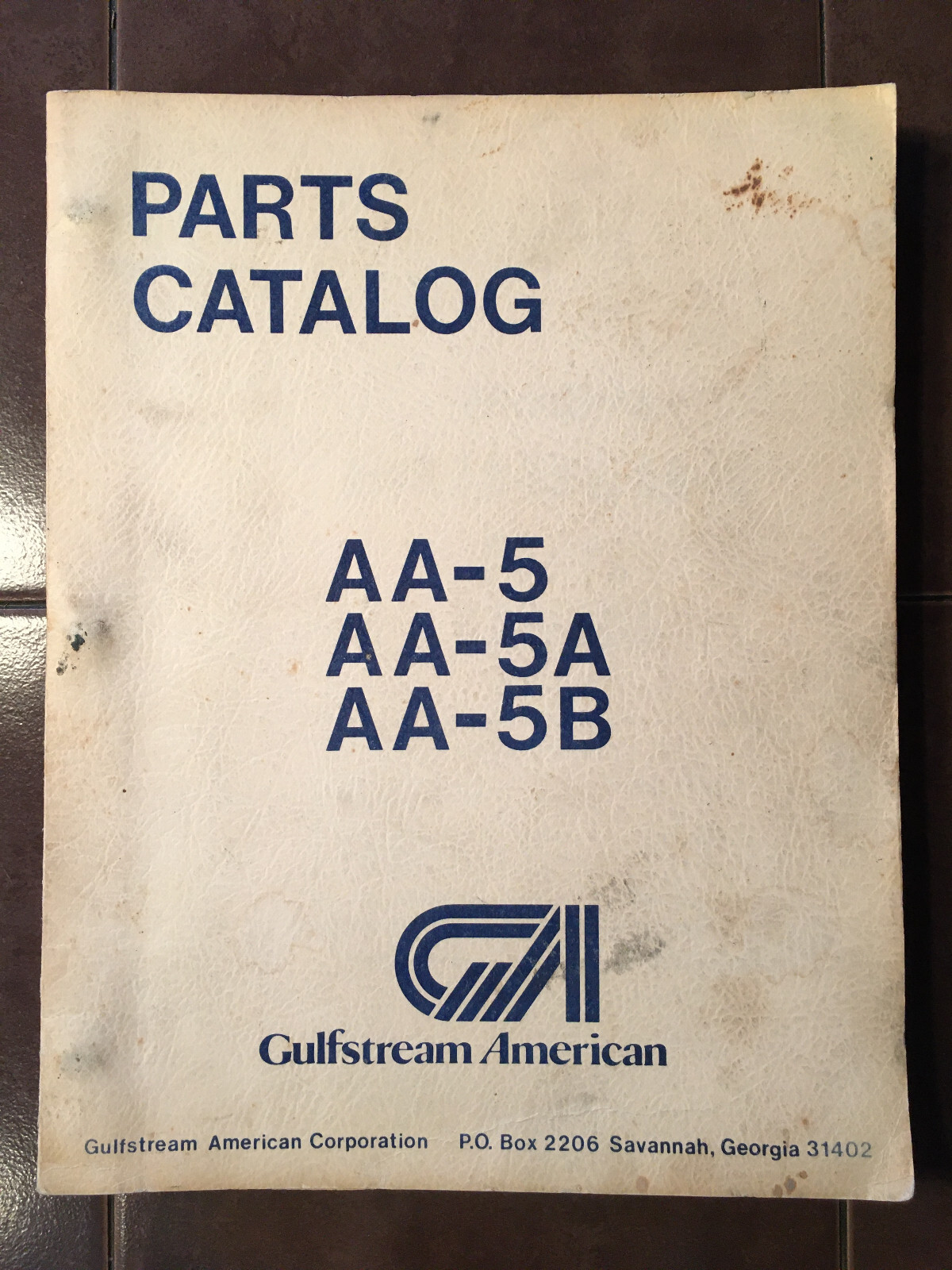 Gulfstream American AA-5, AA-5A and AA-5B Parts Manual
