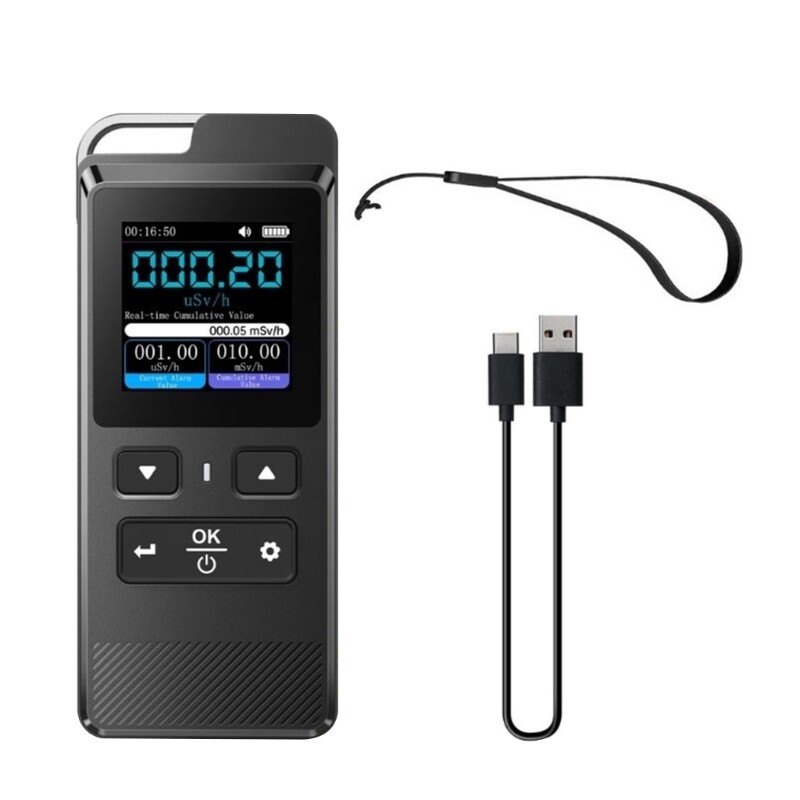 Handheld Radiation Tester GC02 1.5inch Display Screen Portable Counter