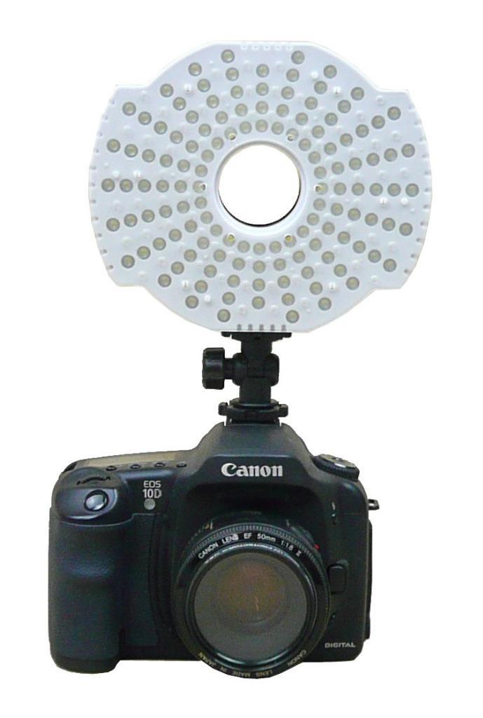 126 Led Video Ring Light Dimmer Control Canon Nikon Leica Olympus Pentax Camera