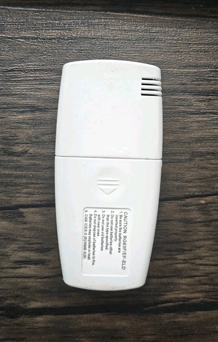 RG63F/EF-ELD Frigidaire Air Conditioner Remote Control