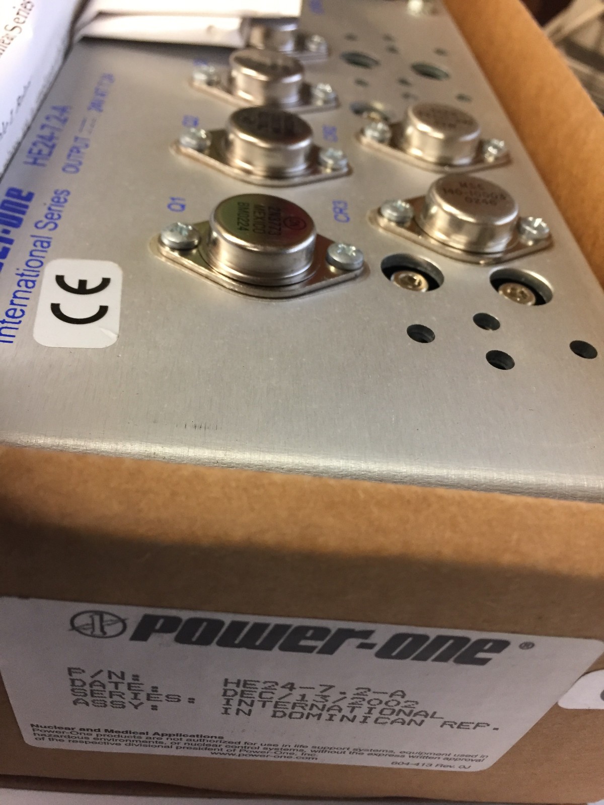 HE24-7.2-A POWER ONE POWER SUPPLY   NEW IN BOX