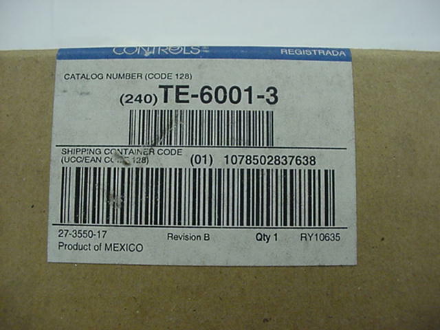 Johnson Controls TE-6001-3 Immersion Sensor Mounting Ships Same Day