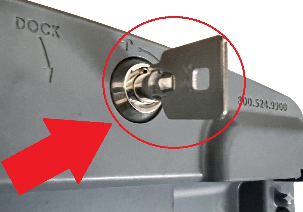 25425 code Key Panasonic Toughbook CF19, 30, 31, 53 54 DS-DA-501 Dock Station