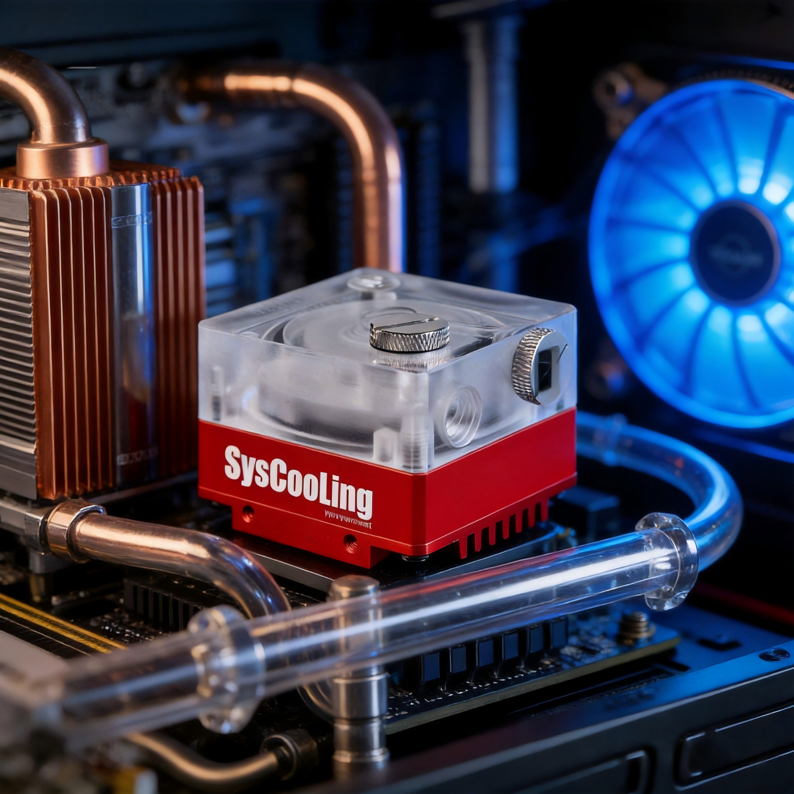 CPU water cooling pump, G1/4 threaded computer water pump, flow rate 690 L/h