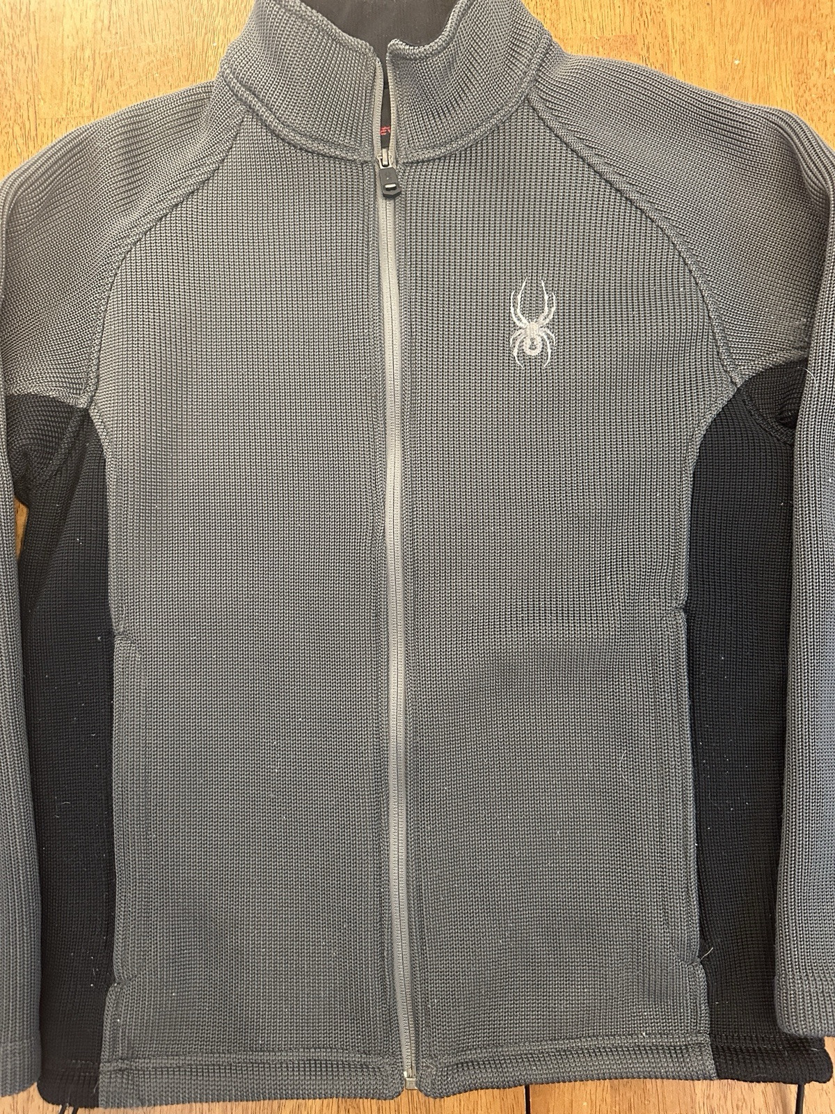 Spyder Full Zip Jacket Small Gray
