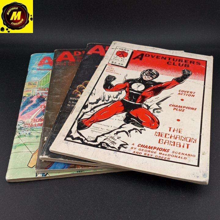 The Hero Games Quarterly - Adventurers Club, Issues 1-4 - #161137 - Hero Syst...