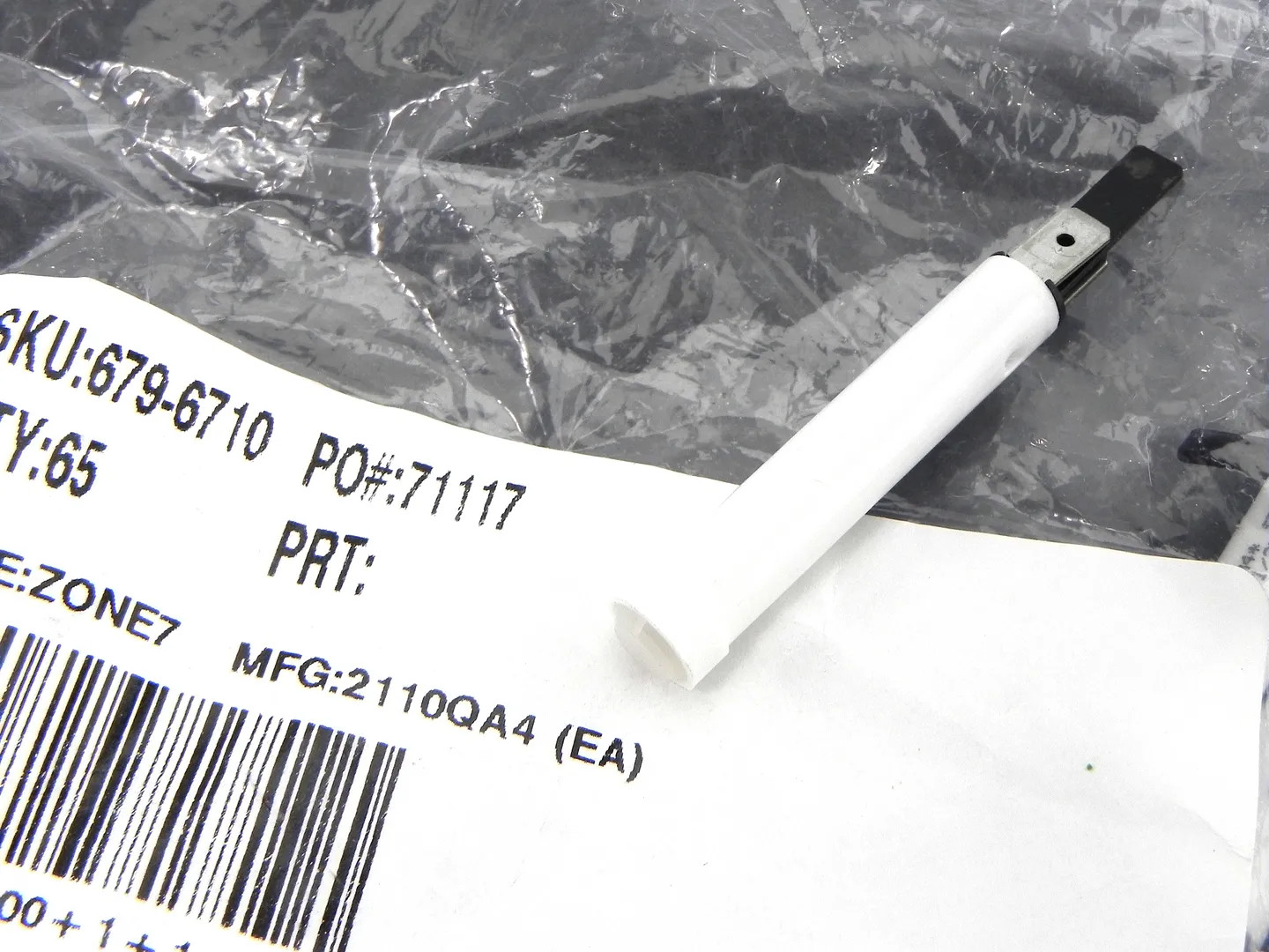 VCC 2110QA4 - LOT OF 5 Neon Panel Indicator White 105V ~ 125V Quick Connect - 0.