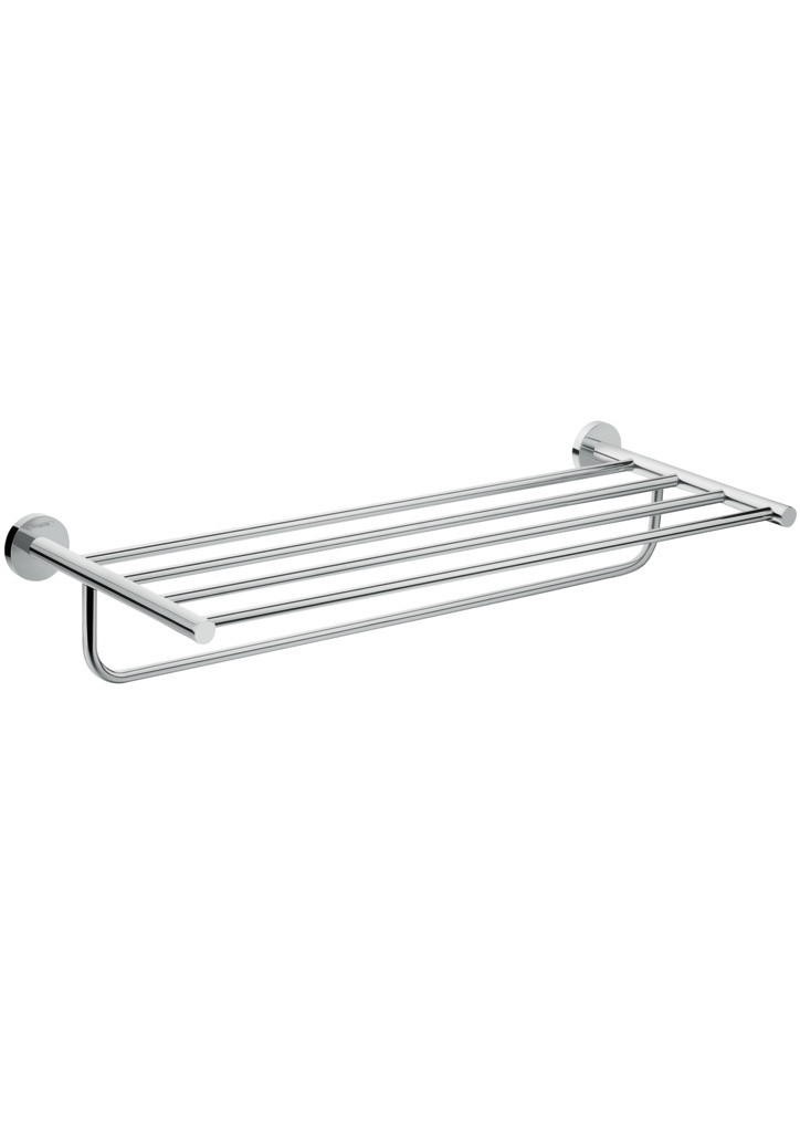 Hansgrohe 41720000 Logis Universal Towel Rack with Towel Bar in Chrome