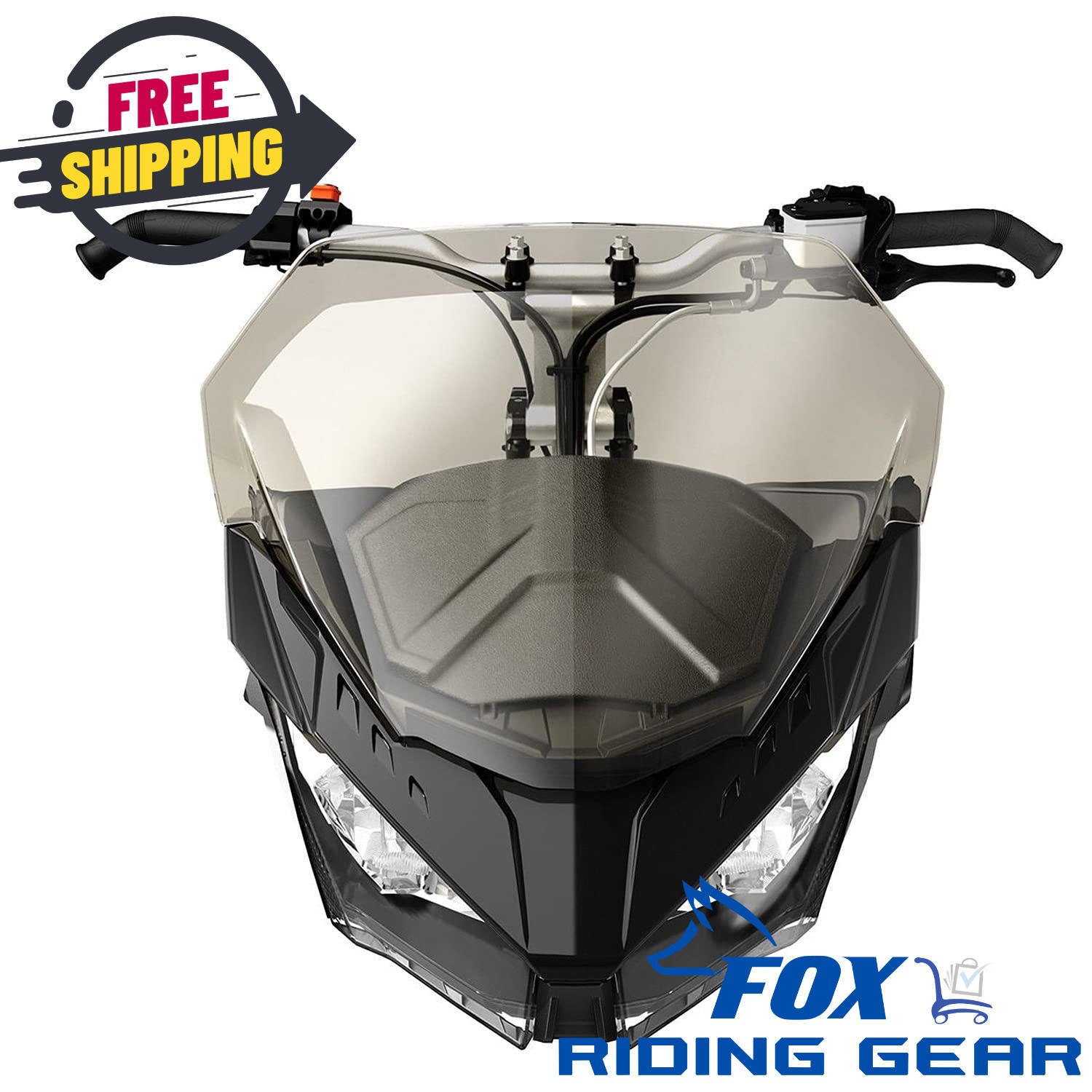 Ski-Doo New OEM, REV Gen4 Low Windshield With Low Windshield Support, 860201448