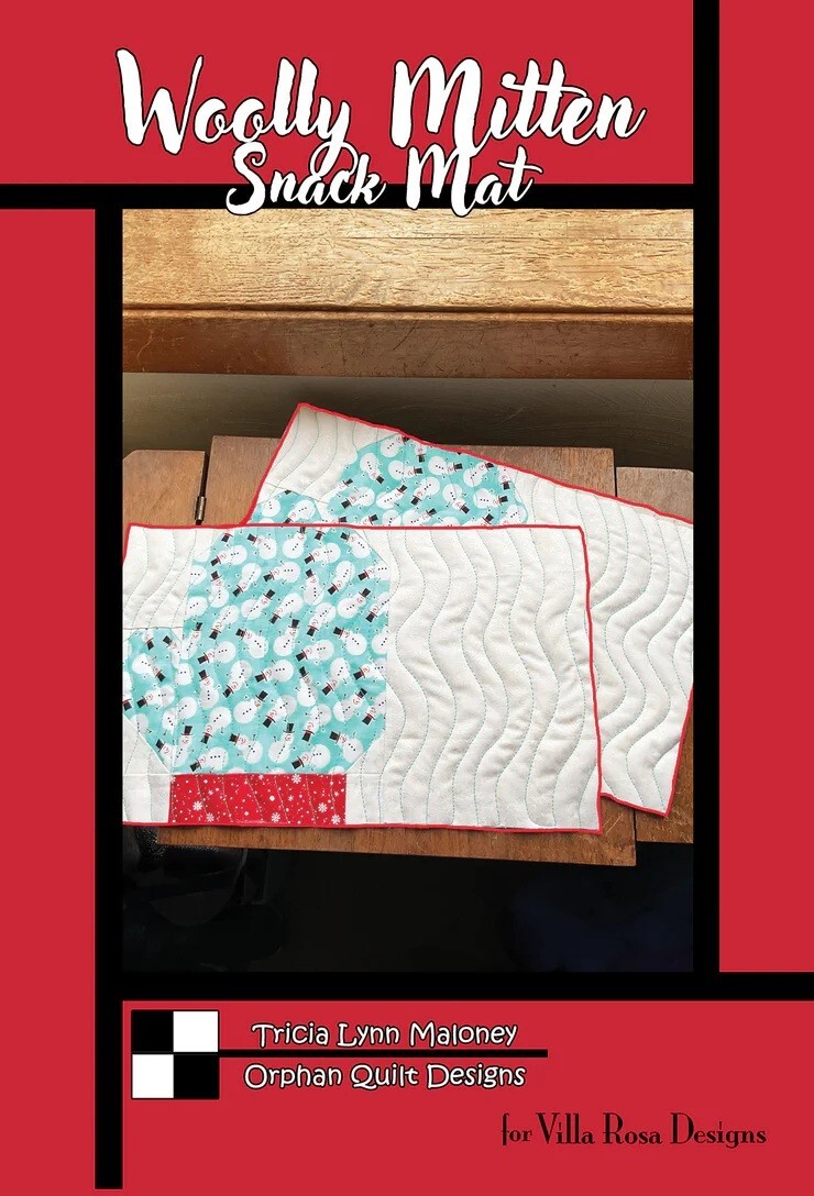 Woolly Mitten Snack Mat Quilting Pattern