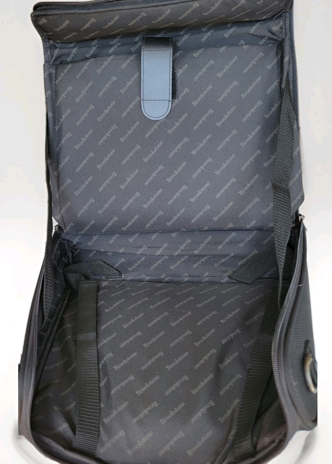 Brookstone Laptop Shuttle Padded Nylon Briefcase Black