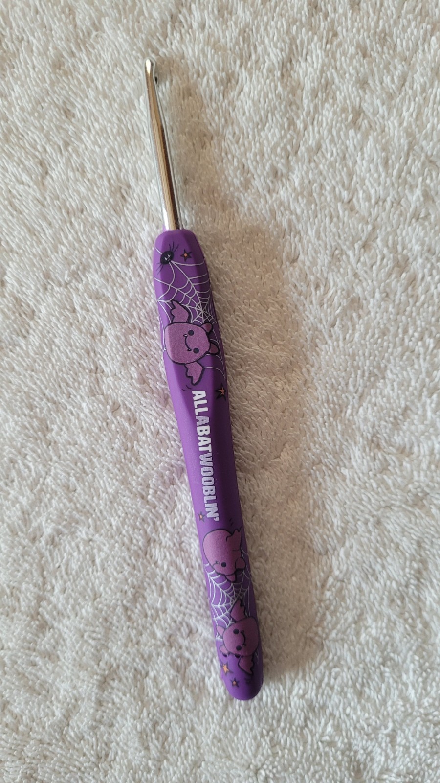 Preowned Luna the Bat  Wooble Ergonomic Crochet Hook