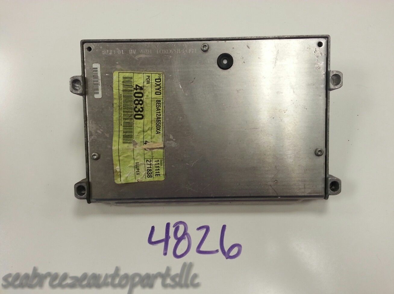 2008 2009 FUSION MILAN 2.3L AT COMPUTER BRAIN ENGINE CONTROL ECU ECM MODULE 4826
