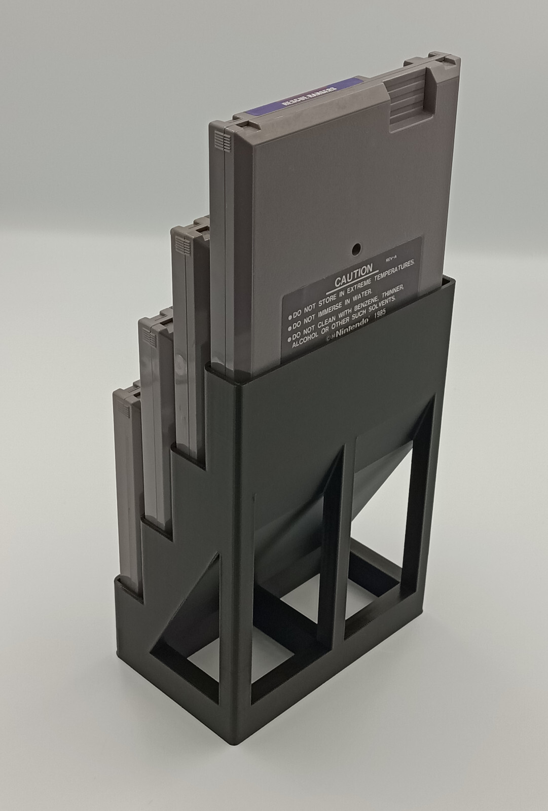 Nintendo NES Display Stand Tower Holder Case - Holds 4 Games