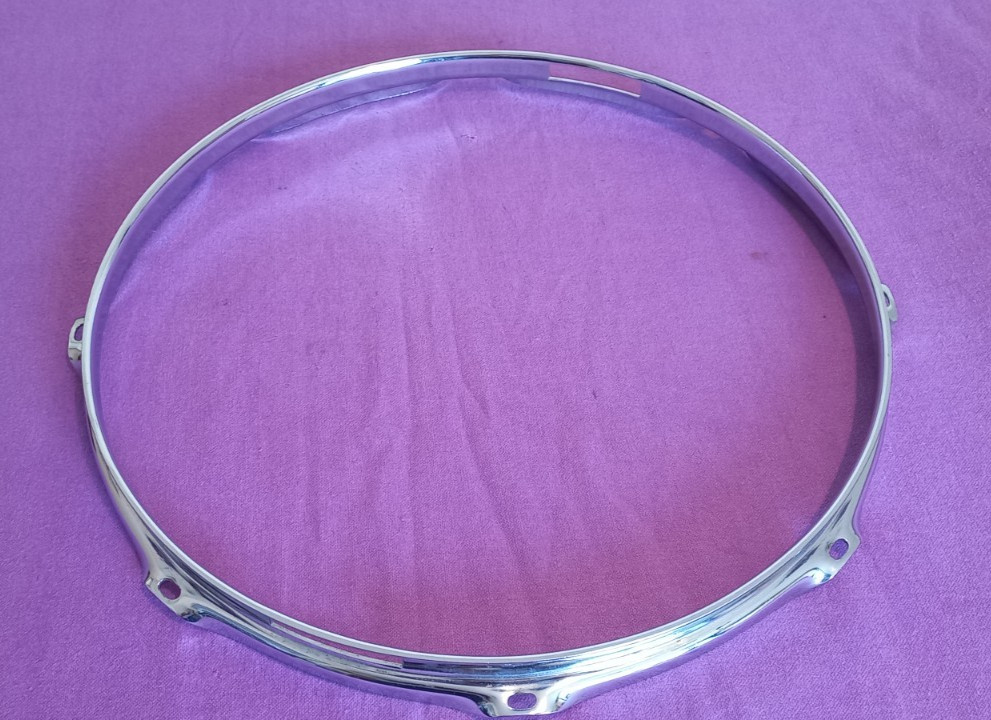 Vintage style 14" 8-lug triple flange SNARE SIDE hoop vg Fits Premier Ludwig etc