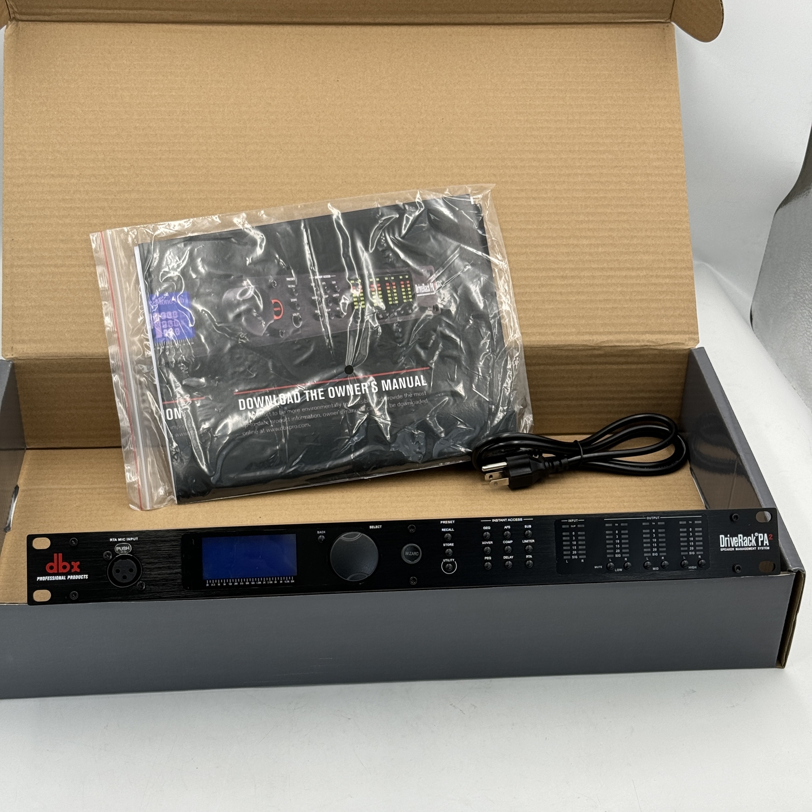 PA2 DriveRack Complete Loudspeaker Management System