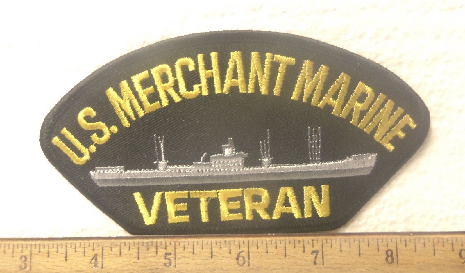 U.S. Merchant Marine Veteran Embroidered Patch