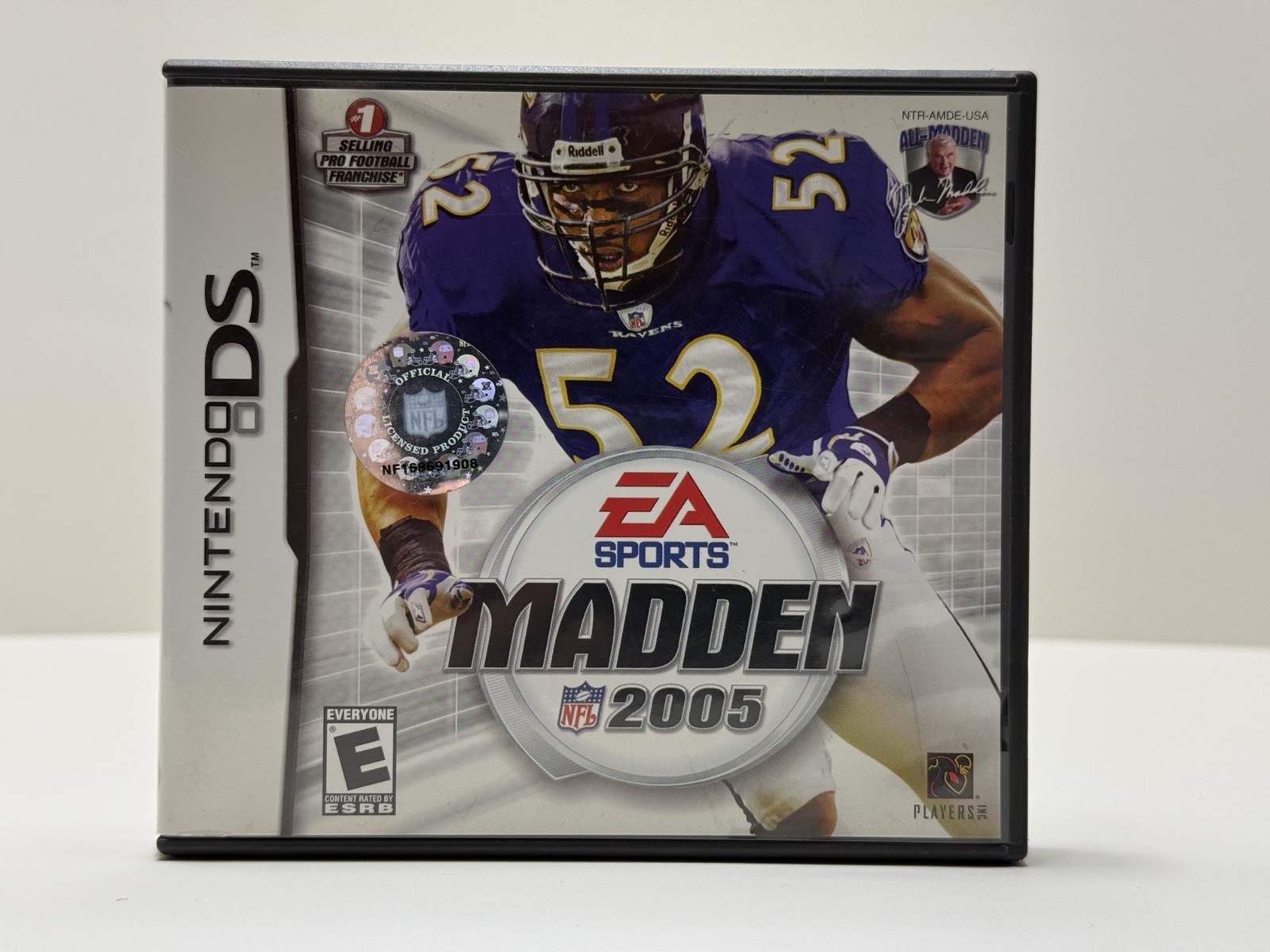 Nintendo DS Madden 2005 NFL Case and Manual Only