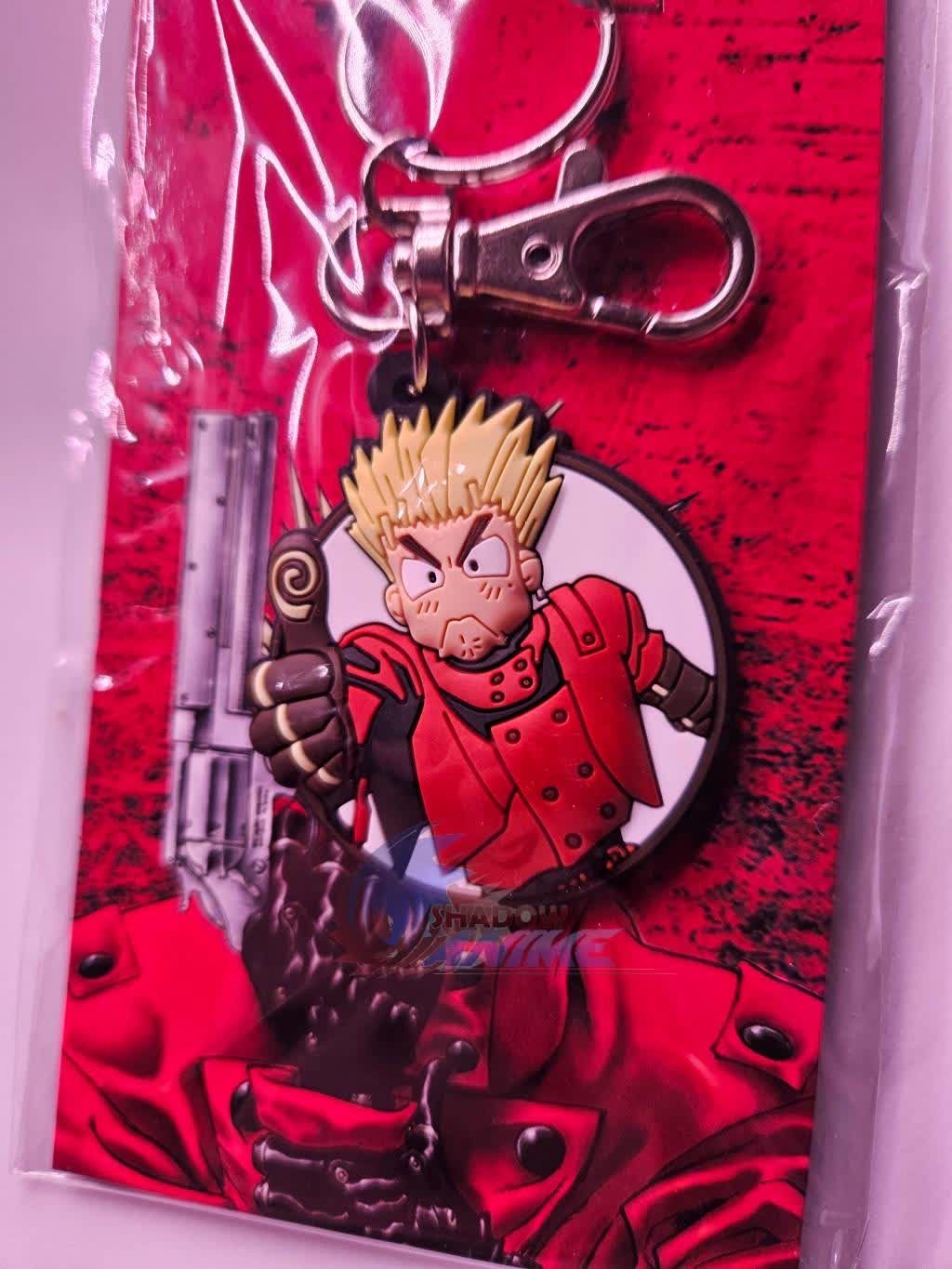 Trigun Vash The Stampede Thumbs Up Keychain NEW WITH TAG!