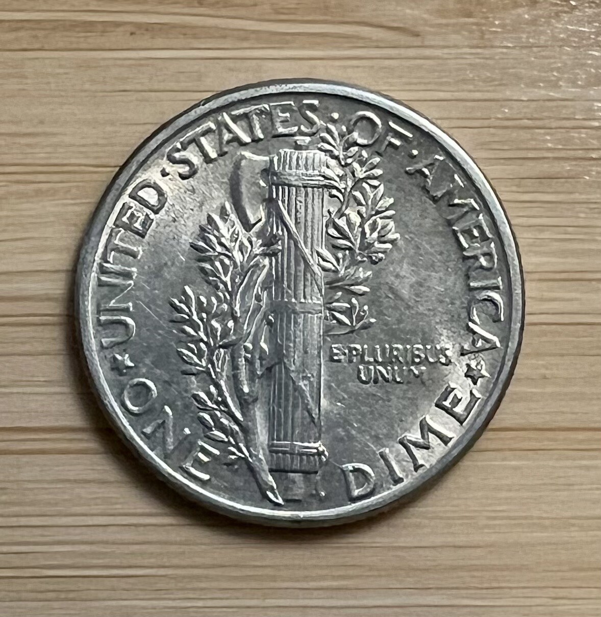 1944-P Mercury Dime 10C Silver - About Uncirculated (AU) – FREE SHIPPING