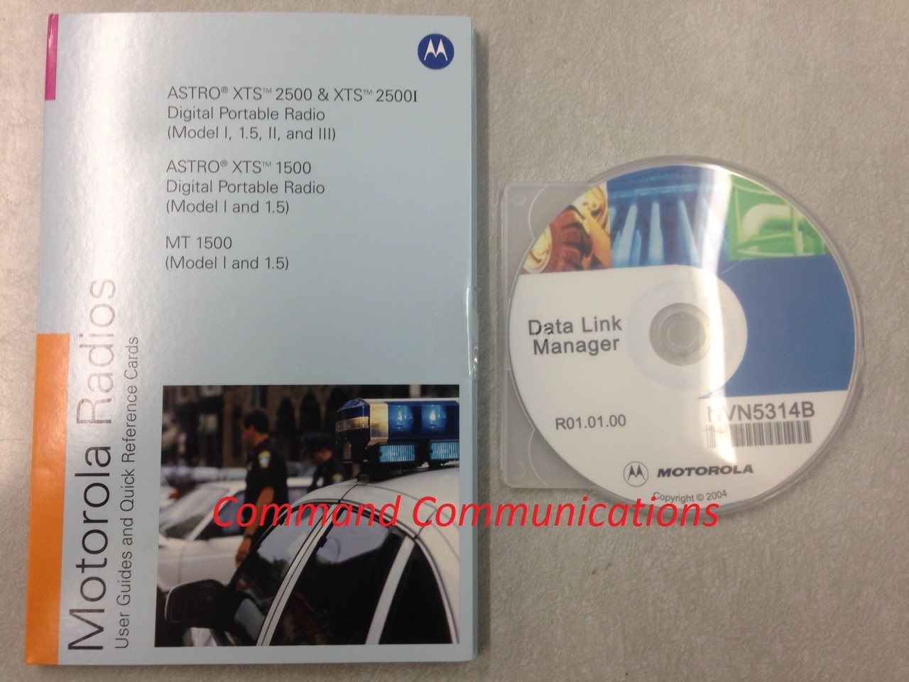 Motorola Radio User Guide Reference Cards Data CD Astro XTS 1500 2500 MT1500