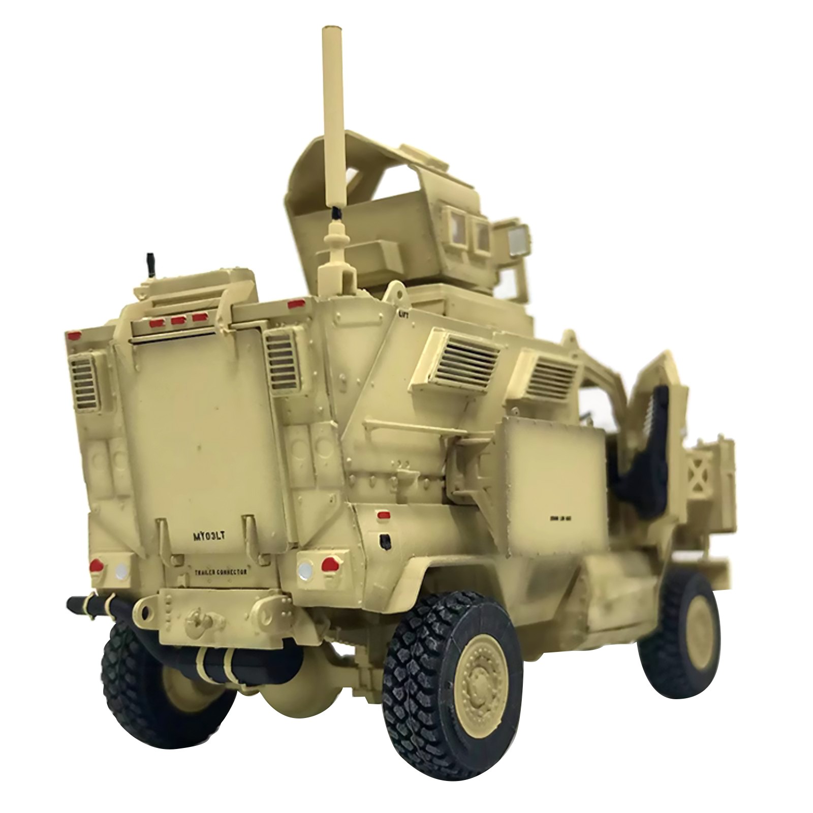 4.3in M1224 US MaxxPro Mine Resistant Anti Ambush Vehicle Finished Model Toy Set