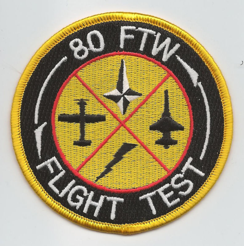 80th FLYING TRAINING WING FLIGHT TEST patch