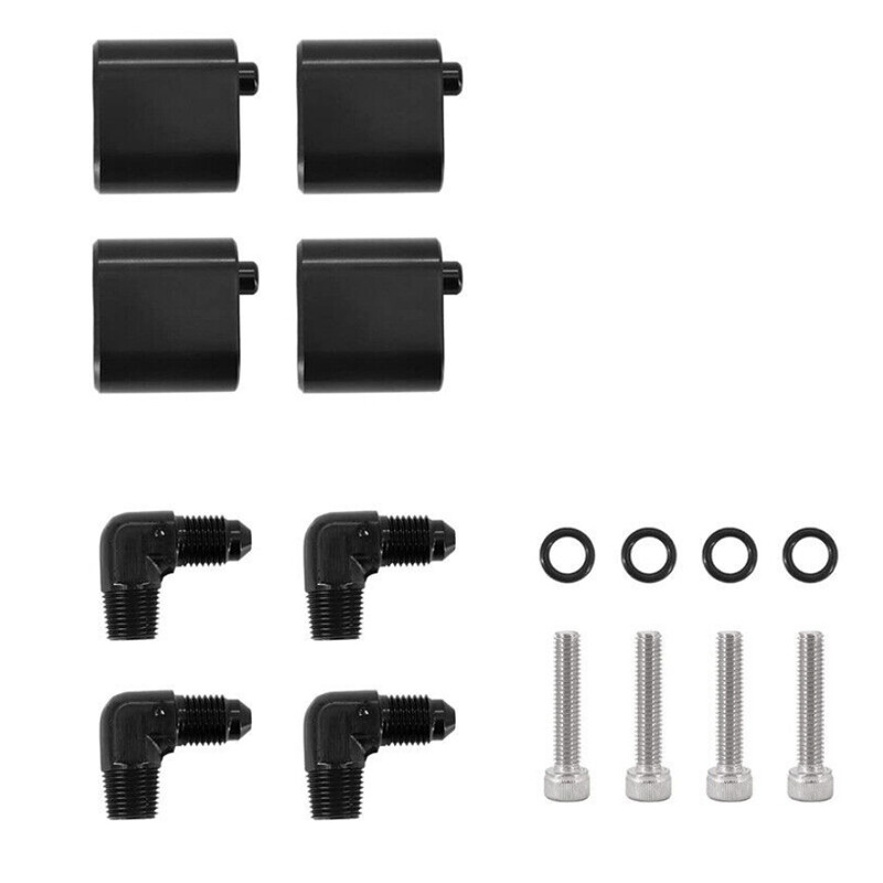 Stainless Steel Complete Coolant Crossover Steam Vent Kits For LS1 LS2 LS3