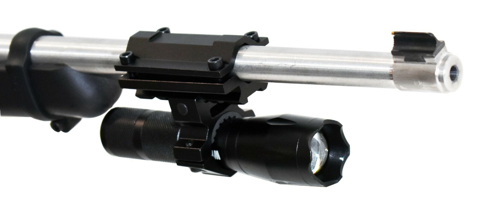 TRINITY 1200 Lumen Tactical Flashlight w/ Mount for Remington 597 Rifle Picatinn