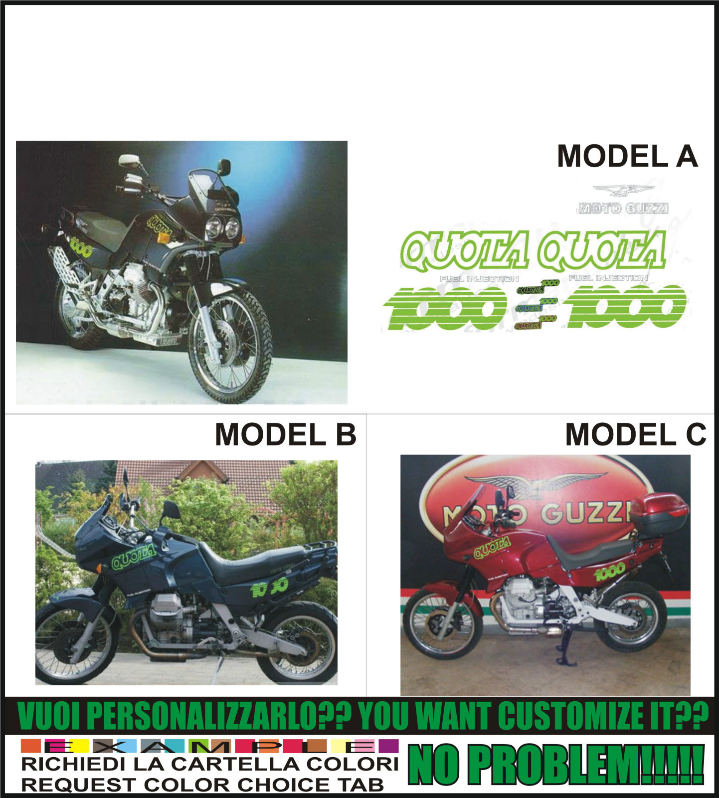 Stickers Quota 1000 1991 Set Compatible