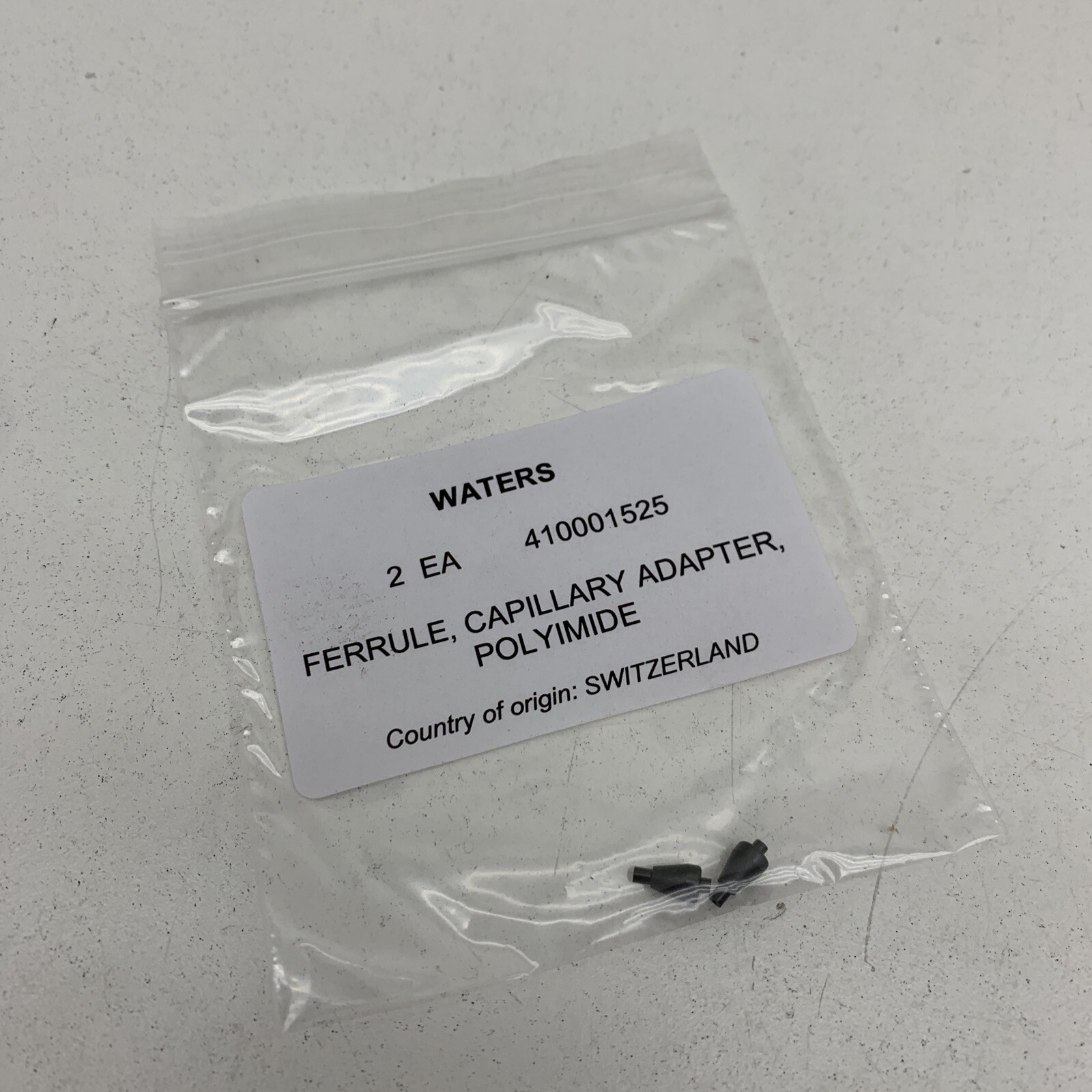 (2 Pcs) Waters 410001525 Polyimide Capillary Adapter Ferrule